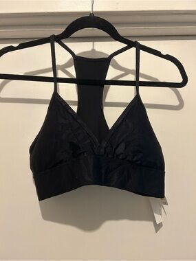Koral Black Racerback Sports Bralette